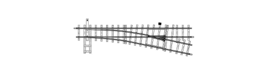 Bemo 4210000 - H0m - Weiche rechts 12°, 162,3 mm, R 515 mm
